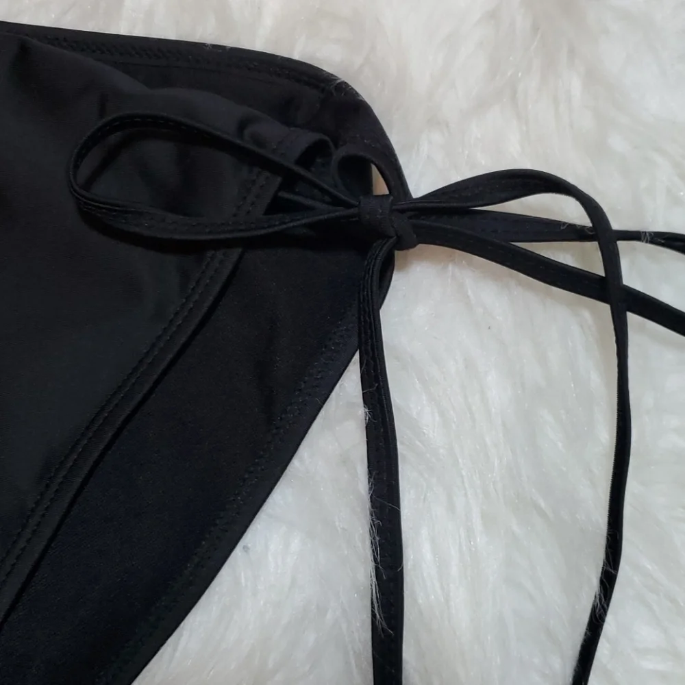 Black bikini bottoms size XL NEW